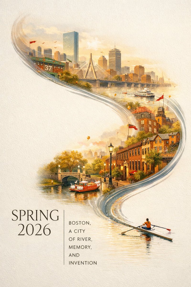 Spring 2026 Boston City Poster - Contemporary Design visual example